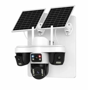 دوربین مداربسته مینی اسپیددام خورشیدی سیمکارتی سه لنز واقعی مدل 15MP